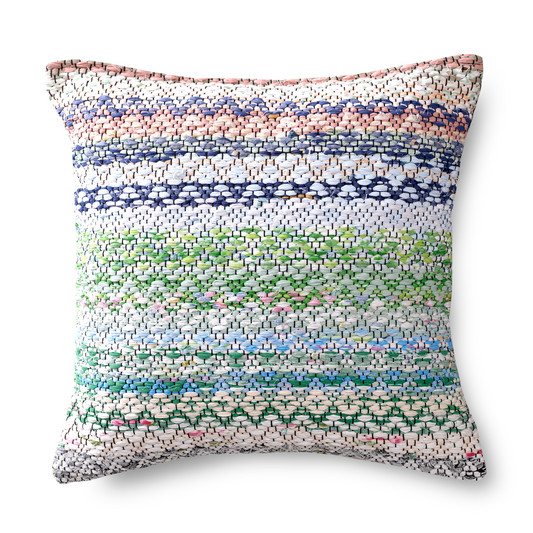31745-0000-01-02; Finlayson - Kierrätetty Räsytyyny Musta / Multi / 45x45 cm