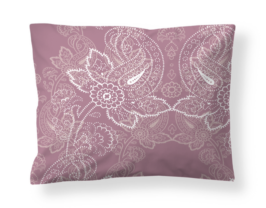 60137-4546-14-10; Finlayson Viktoria Tencel-satiinityynyliina Roosa / 50x60 cm