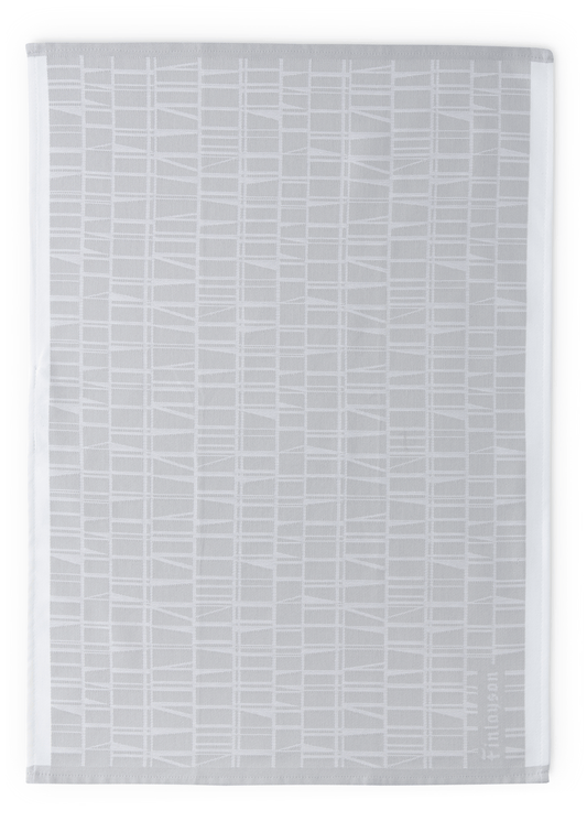 70910-3435-04-10; Finlayson Coronna keittiöpyyhe 2kpl Harmaa / 50x70 cm