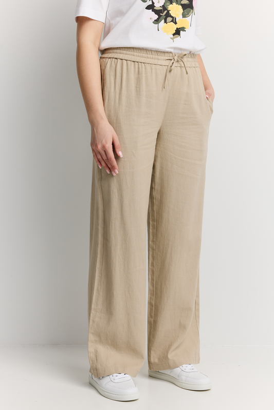 Pellava-viskoosihousut naisten-hameet-ja-housut