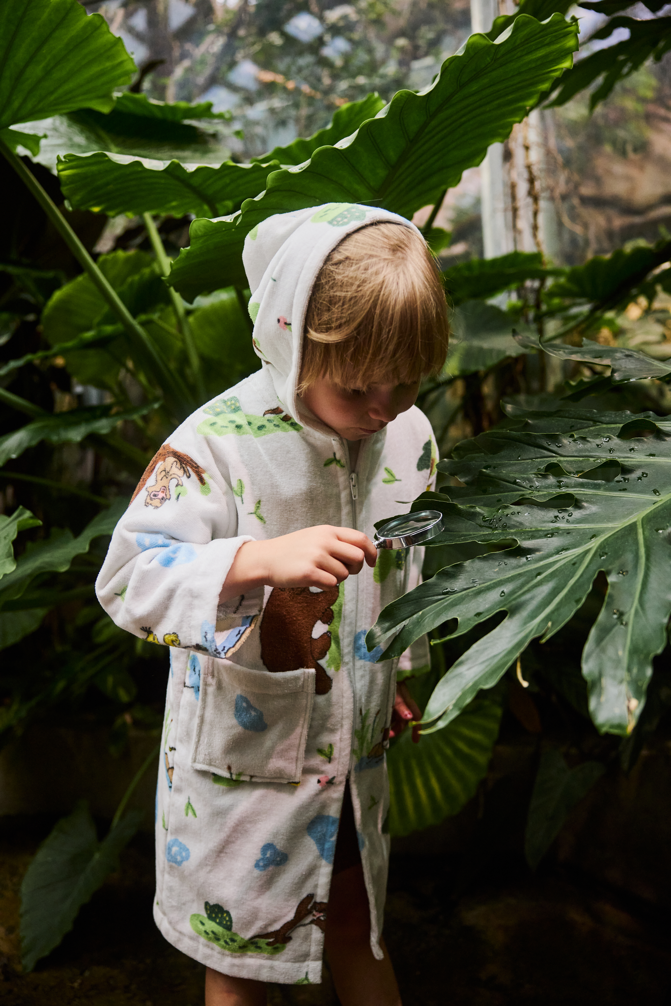 70233-5510-01-03_2; 70234-5510-01-03_2; Finlayson Retkellä Lasten kylpytakki Monivärinen / 110-122 cm