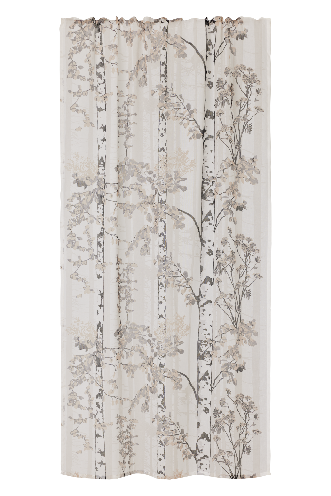 108213-9510; Finlayson Luontopolku Curtains Harmaa-beige / 140x250 cm