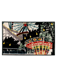 109224-8000; Finlayson Lintsi Monivärinen / 50x80 cm