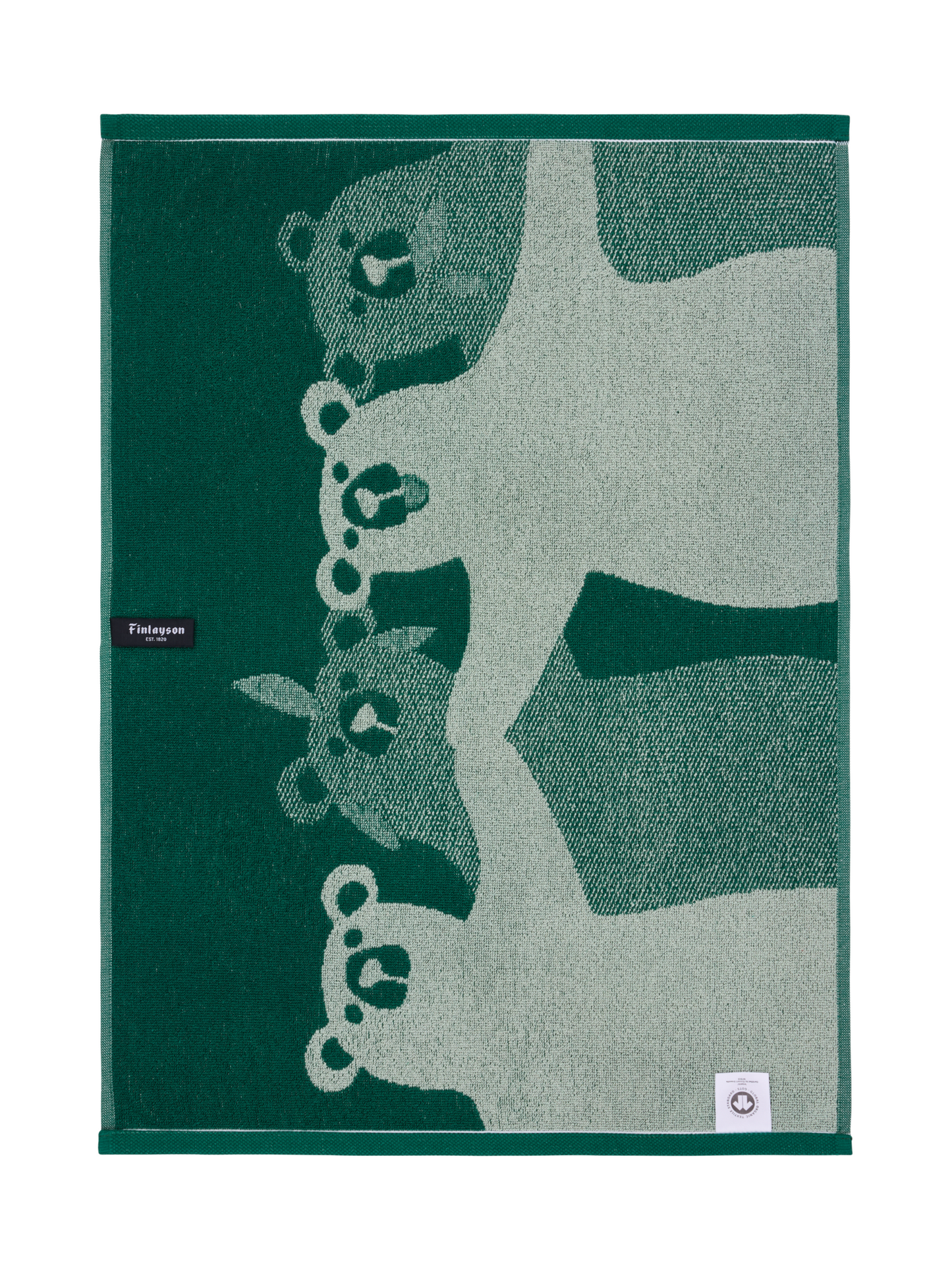 70563-1499-06-12_3; Finlayson Kopla Käsipyyhe Vihreä / 50x70 cm
