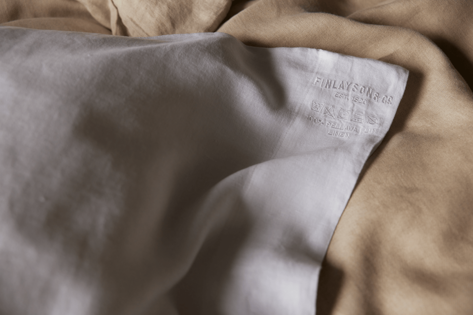 60755-0100-02-05_5; Finlayson FI Jesus pellavapussilakanasetti Valkoinen / 240x220 + 50x75 cm