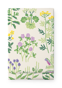 80419-5502-02-06; Finlayson Joutomaa Pöytäliina Luonnonvalkoinen / Vihreä / 145x250 cm