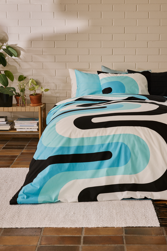 Kaista pussilakanasetti makuuhuone