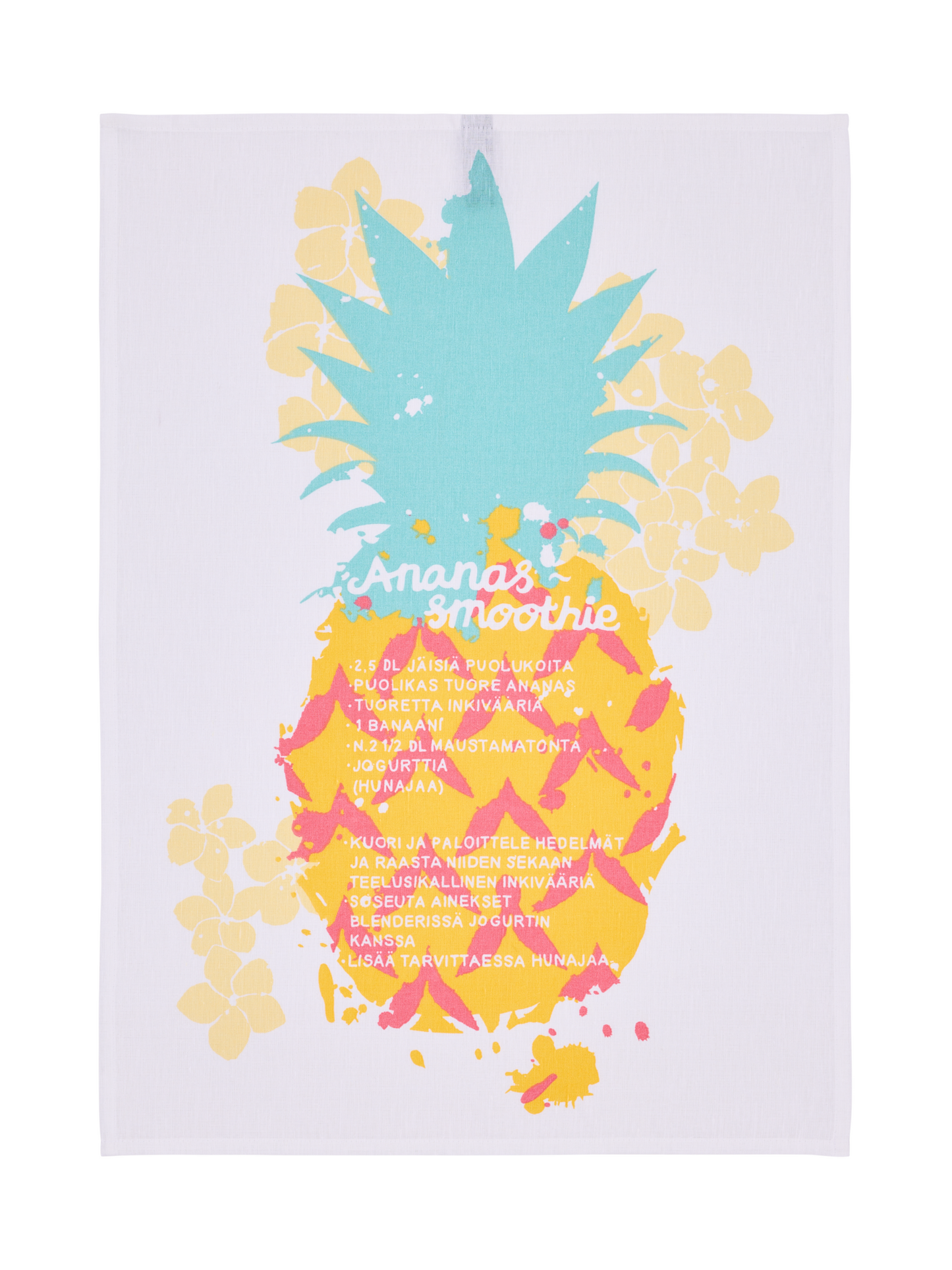 80072-4713-01-10; Finlayson Cocktail Keittiöpyyhe Keltainen / Sininen / 50x70 cm
