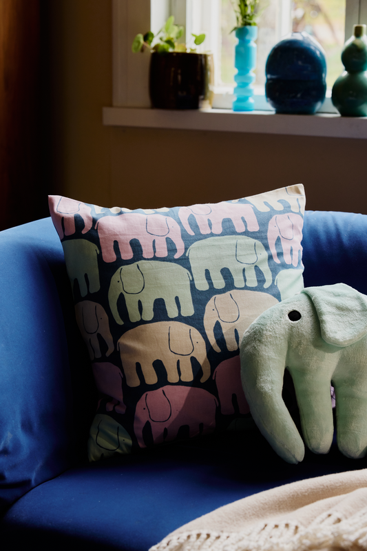 Elefantti koristetyynynpäällinen kaikki-kodin-tuotteet