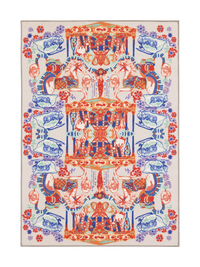 109223-8000; Finlayson Fanfaari Midfloor Rug Monivärinen / 133x190 cm