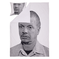 CKU_H10001_001; Finlayson Makia x Kummeli Tonni Pussilakanasetti Valkoinen / 150x210 + 50x60 cm