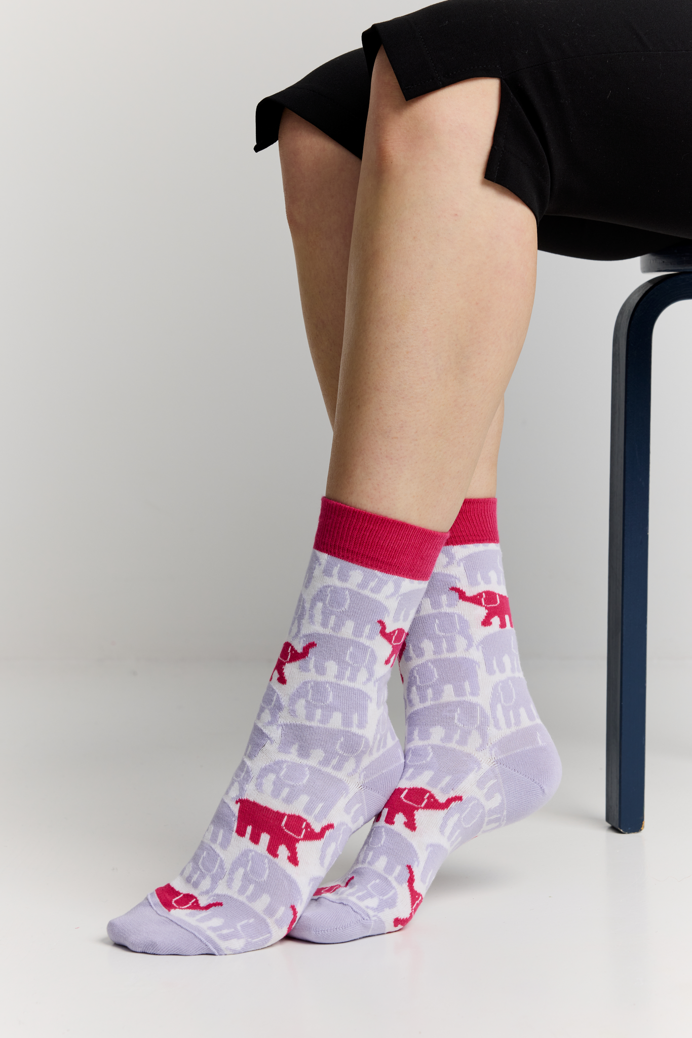 99100-0787_1; 99100-0786_1; Finlayson Elefantti vapaa Naisten nilkkasukat Laventeli / 36/38