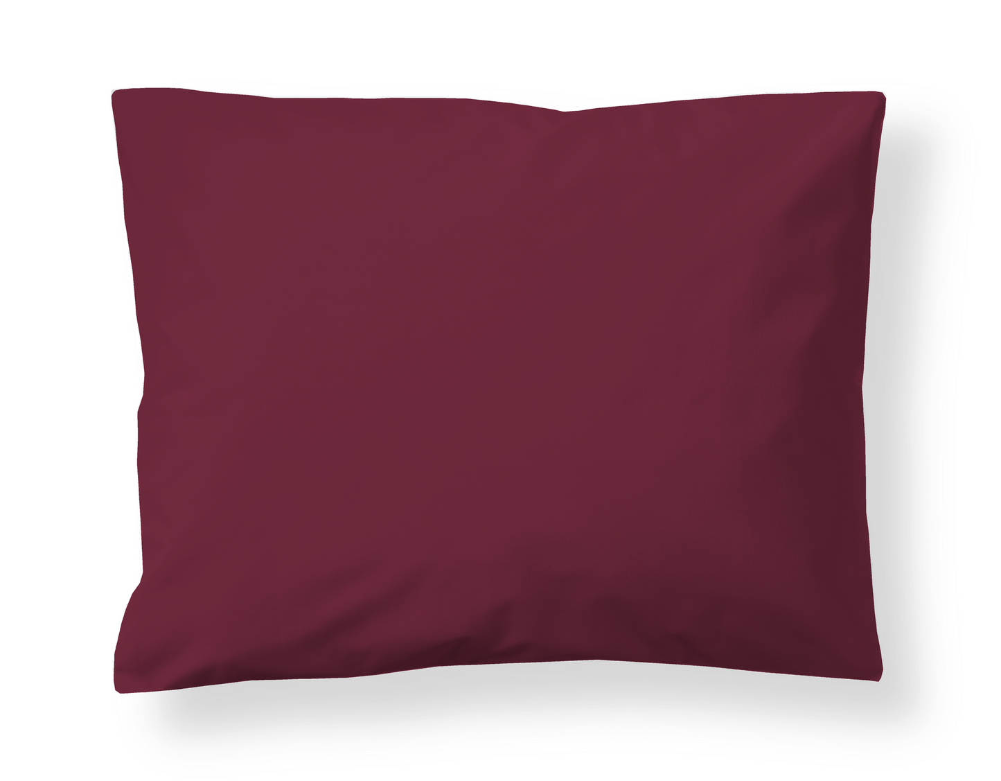 60142-4561-20-10; Finlayson Yksivärinen Satiinityynyliina Viininpunainen / 50x60 cm