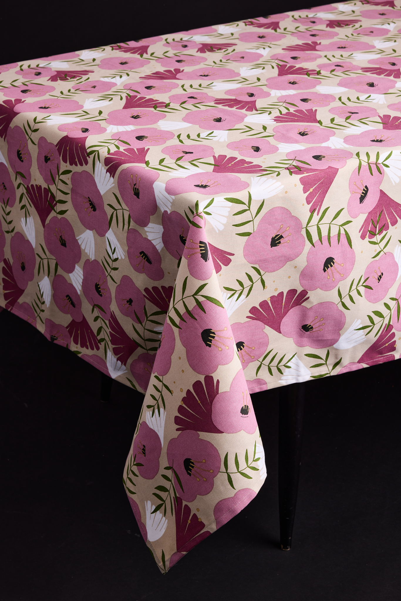 80419-5138-03-06_1; Finlayson Anni Pöytäliina Malva / Beige / 145x250 cm