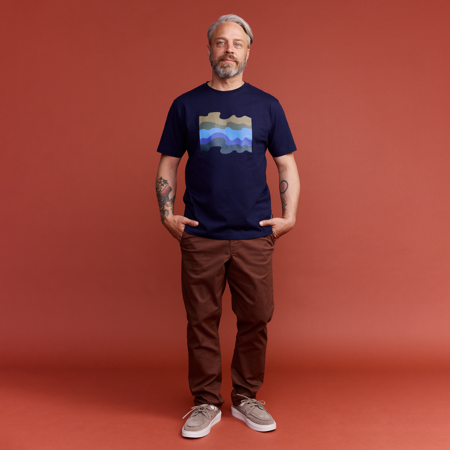 22706815005; Finlayson Aalto T-Paita Tummansininen / XXL