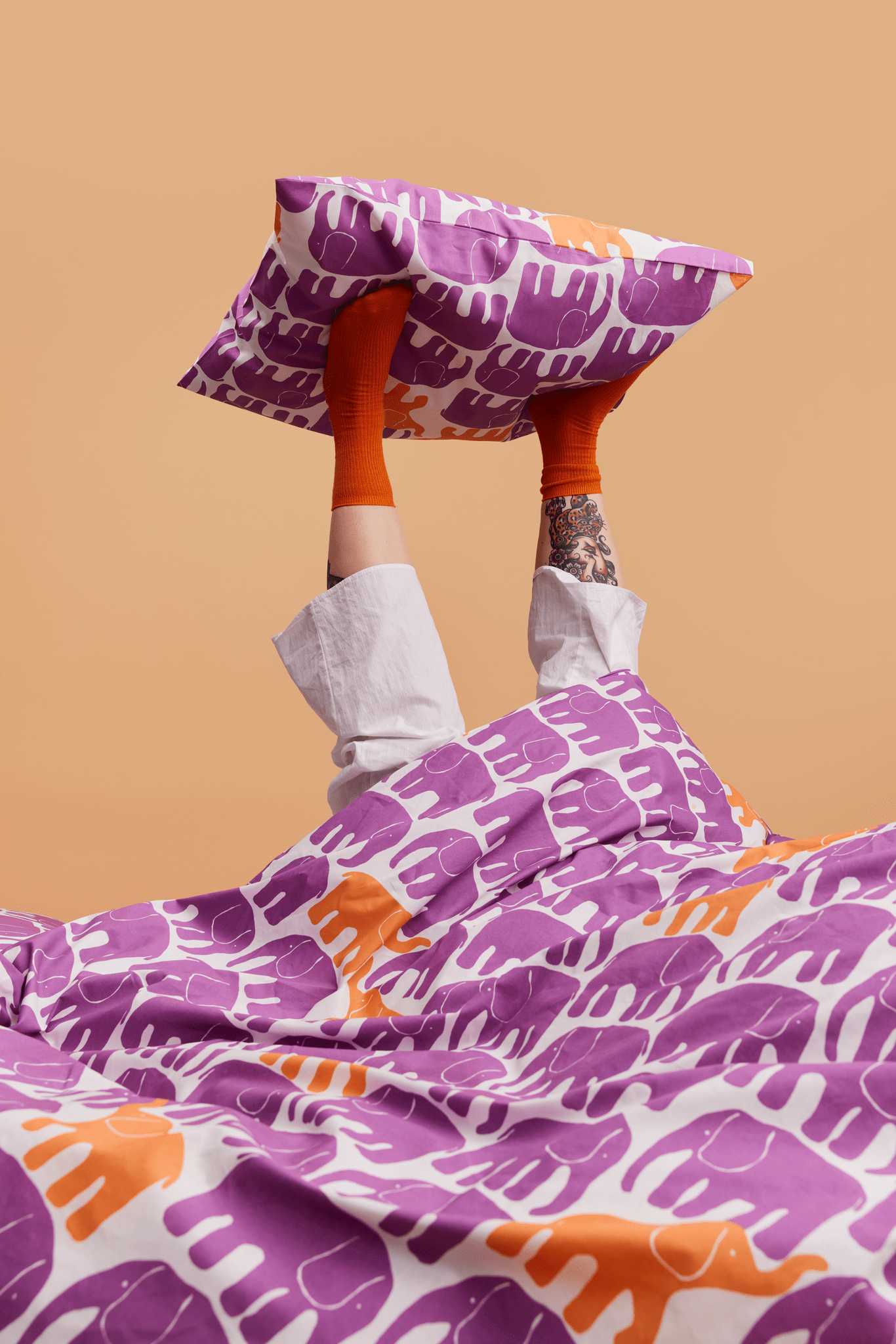 60682-5415-01-05_2; 60652-5415-01-06_2; Finlayson FI Elefantti vapaa pussilakanasetti