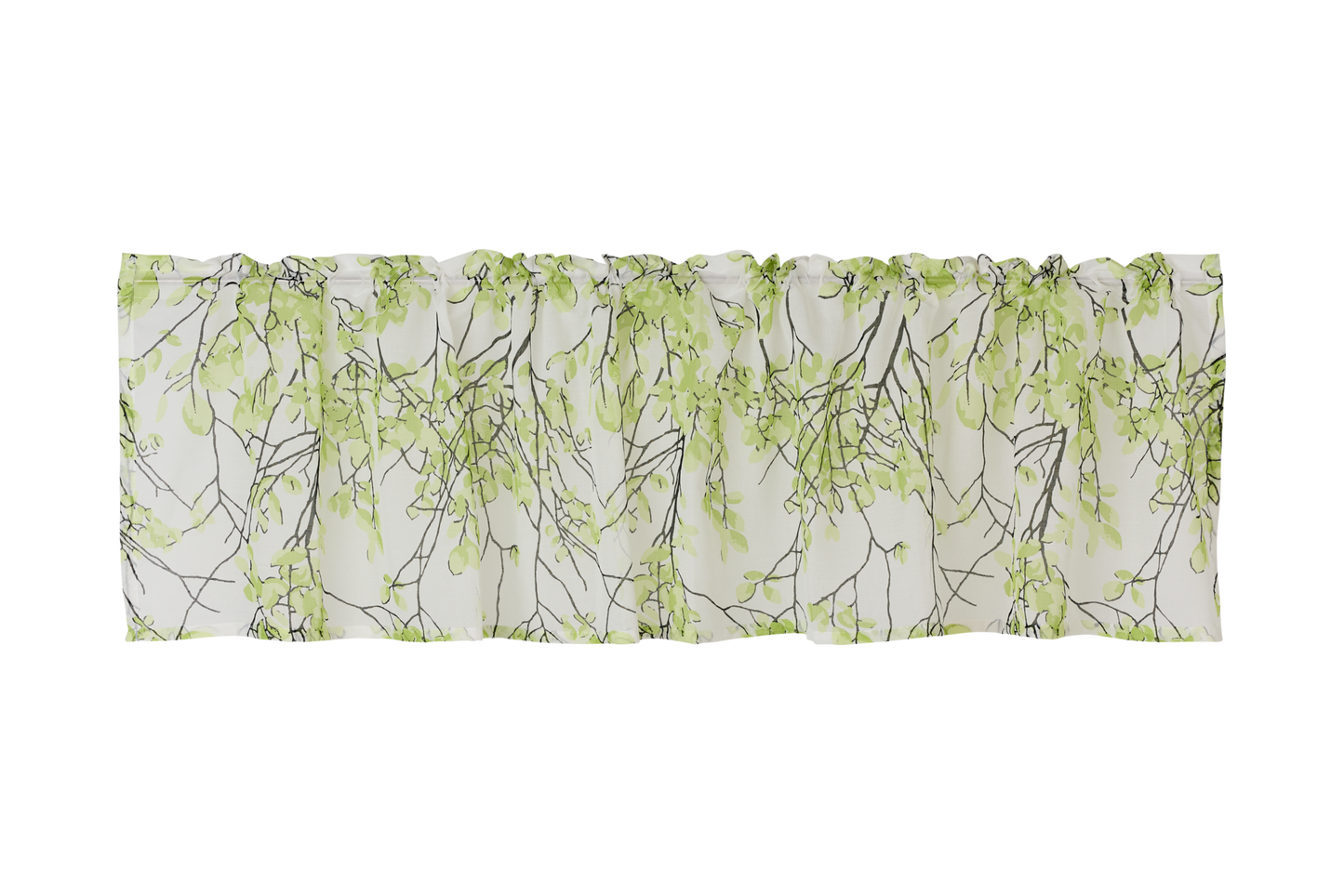 109025-7200; Finlayson Lehtisade Valances Luonnonvihreä / 60x250 cm