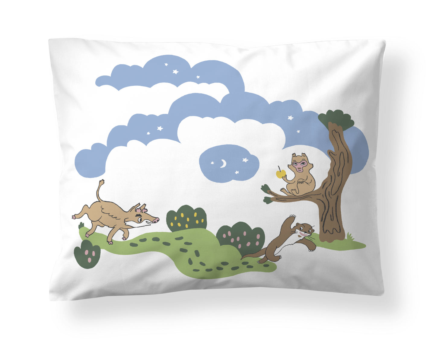 60152-5513-01-10_5; 60115-5513-01-10_5; Finlayson Seikkailu Lasten tyynyliina Monivärinen / 40x60 cm