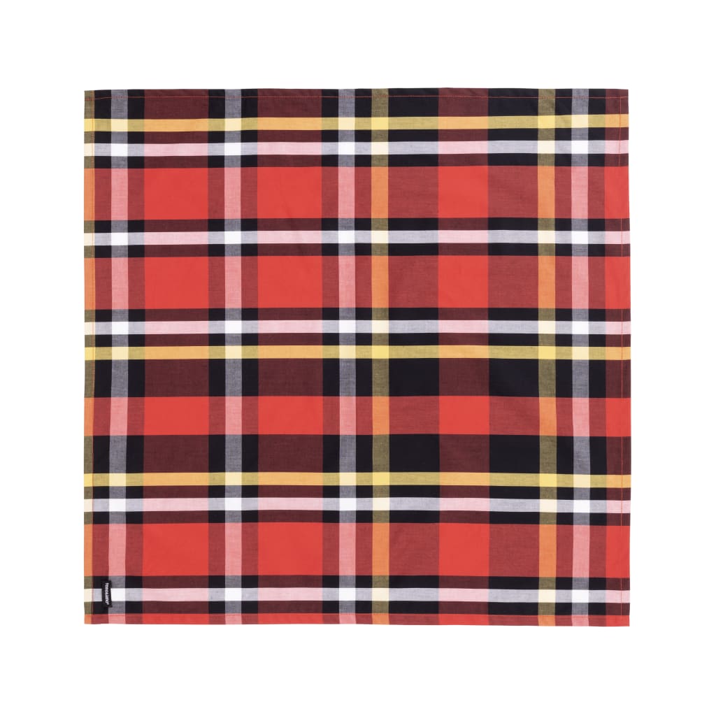 Finlayson FI Aino ruudullien huivi Punainen / 60x60 cm