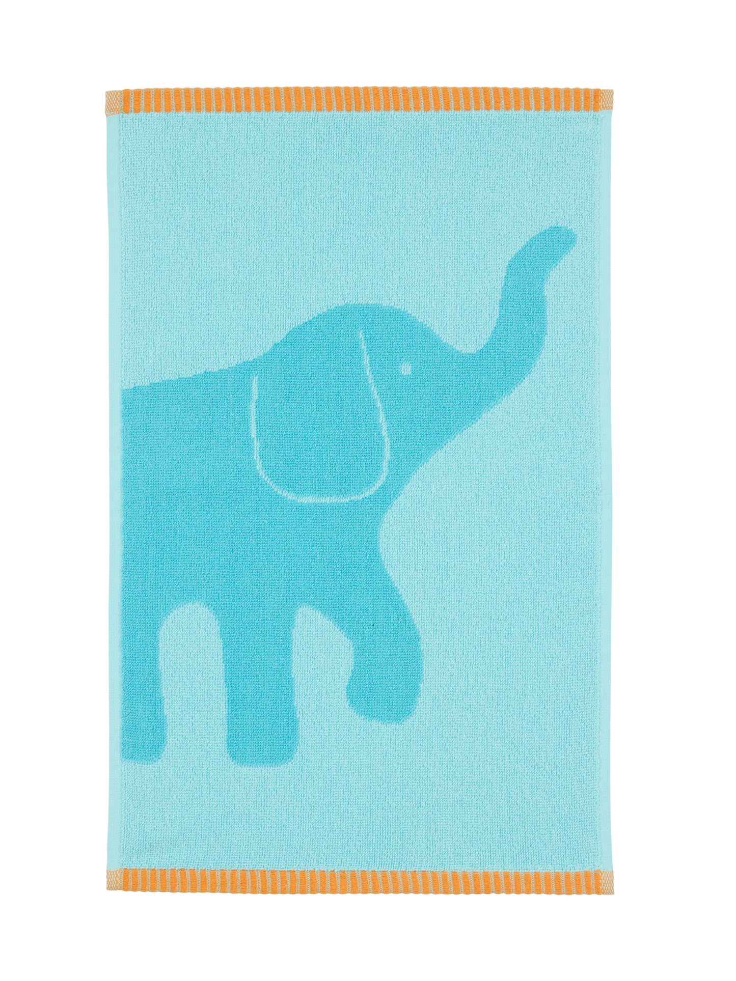 70562-5415-05-12; Finlayson Elefantti vapaa Käsipyyhe Turkoosi / Oranssi / 30x50 cm