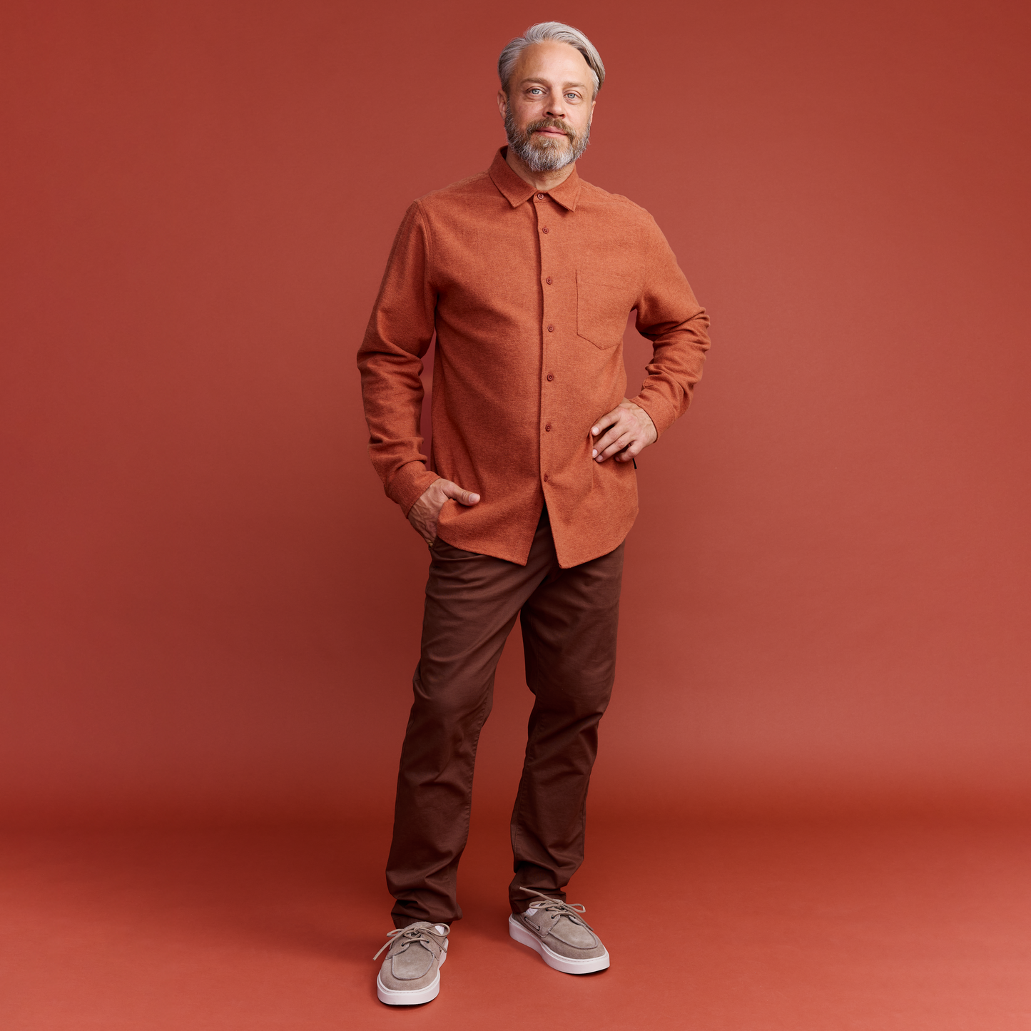 22709778004; Finlayson Twill Kauluspaita Terra / XL