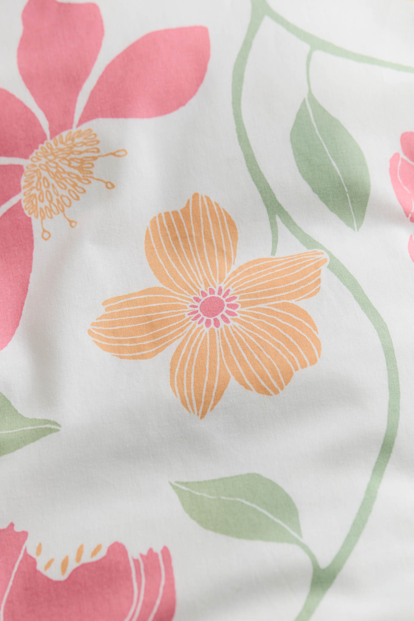 60653-4287-11-06_2; Finlayson Unelma Pussilakanasetti Vihreä / Pinkki / 150x210 + 50x60 cm