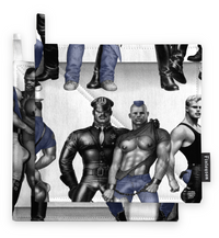 80017-4865-01-10; Finlayson Tom Of Finland Blue Squad Patalappu 2kpl Musta / Sininen / 22x22 cm