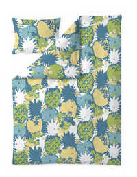 60652-4705-03-06; Finlayson Cocktail Pussilakanasetti Sininen / Keltainen / 150x210 + 50x60 cm