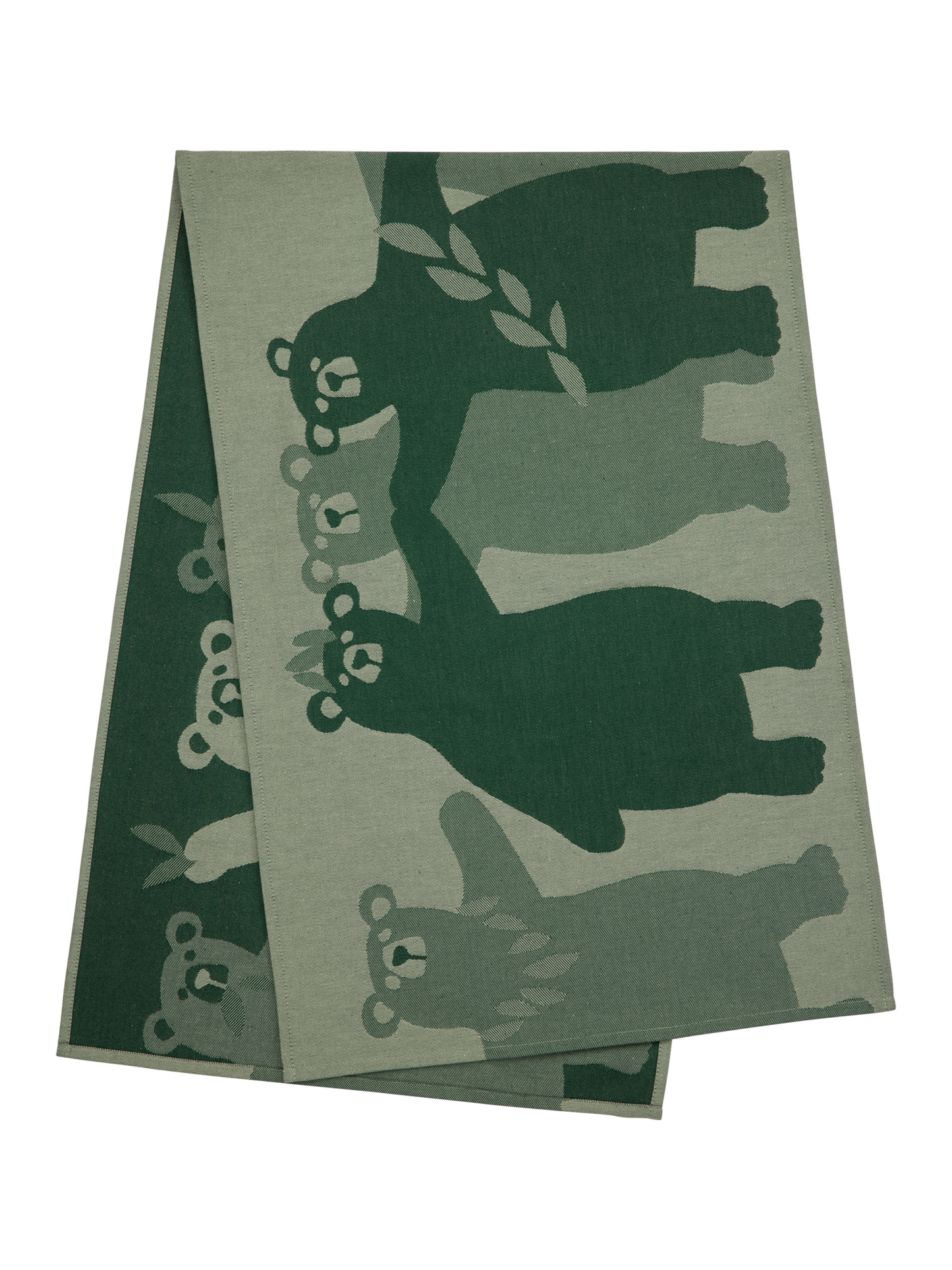 70102-5165-01-06; Finlayson Kopla Laudeliina Vihreä / 50x150 cm