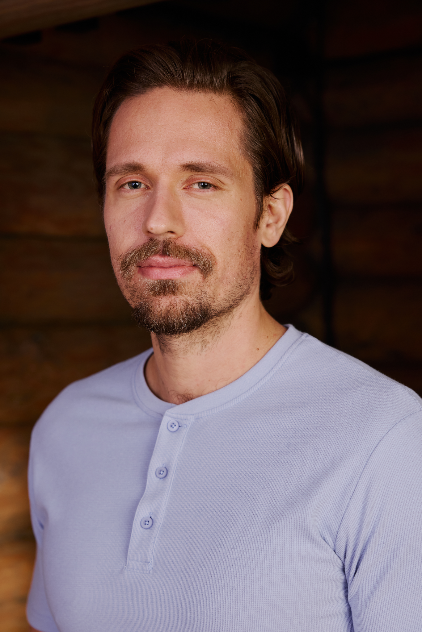 22781353005_3; Finlayson Reino Henleypaita Vaaleansininen / XXL