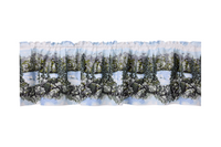 108826-6072; Finlayson Muonio Sininen-vihreä / 60x250 cm