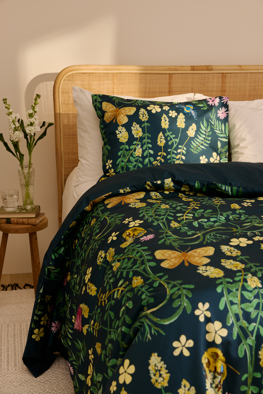 Puutarhajuhla satiinipussilakanasetti satiinipussilakanat