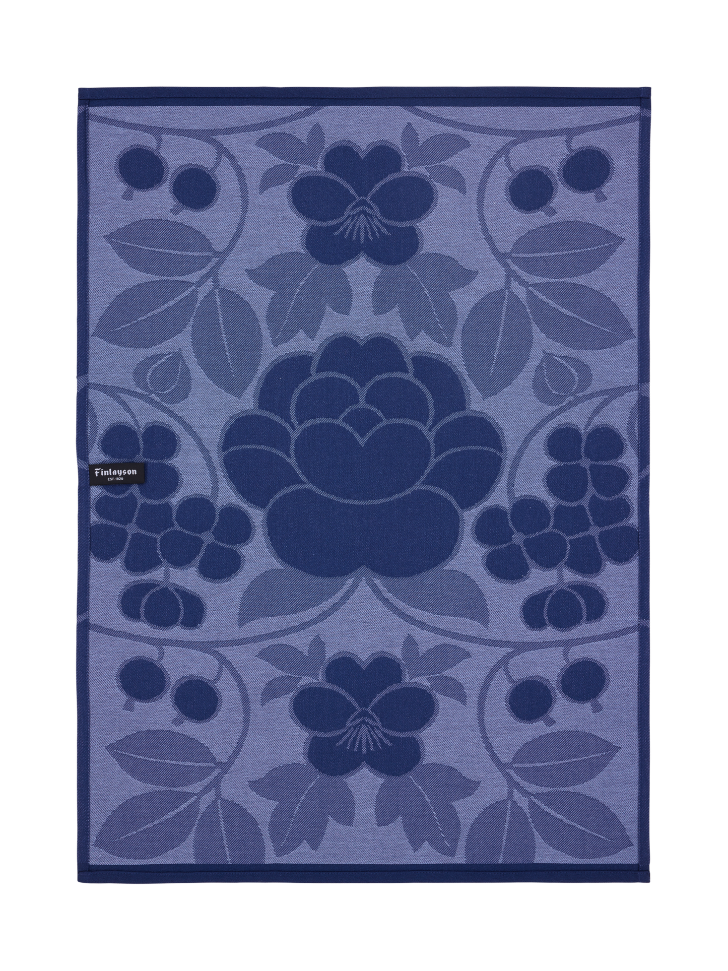 70940-5462-01-10_3; Finlayson Hilla Keittiöpyyhe 2 kpl Tummansininen / 50x70 cm