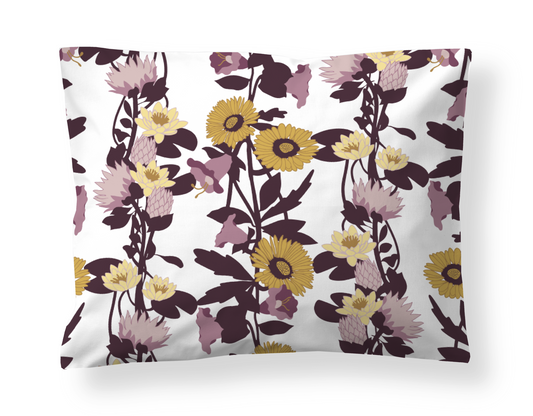 60136-5491-02-10; Finlayson Kaksin Tyynyliina Malva / Keltainen / 50x60 cm