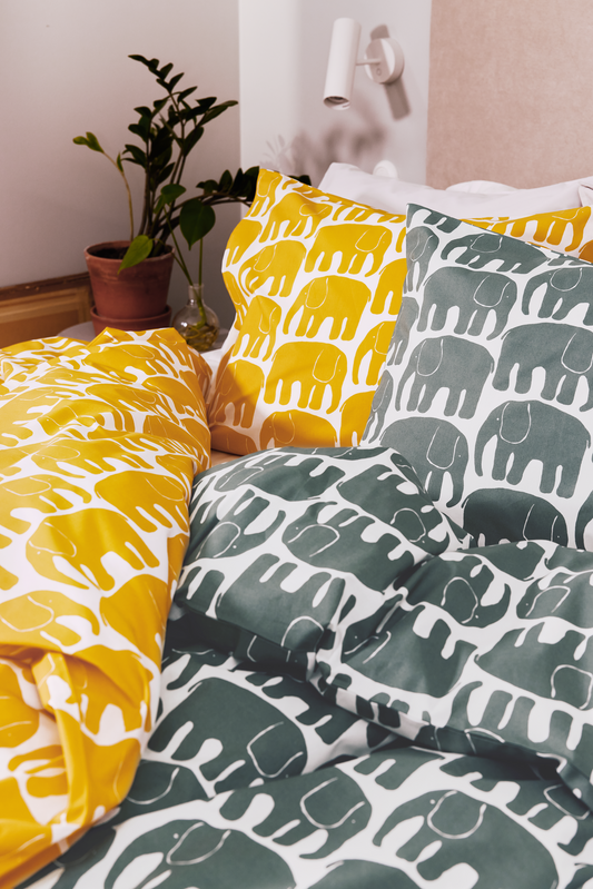 Elefantti pussilakanasetti pussilakanat-pussilakanasetit