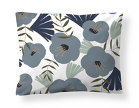 60136-5121-02-10; Finlayson Anni Tyynyliina Valkoinen / Sininen / 50x60 cm