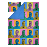 CKU_H10002_000; Finlayson Makia x Kummeli Tonnin seteli Pussilakanasetti Monivärinen / 150x210 + 50x60 cm