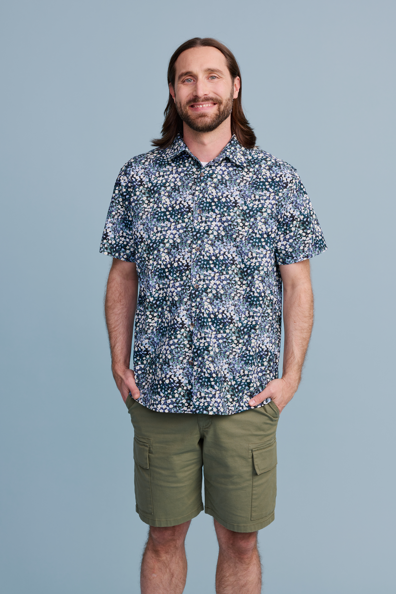 22601545004_4; Finlayson Leinikki Kauluspaita Sininen / XL