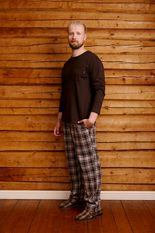 Reino pitkähihainen pyjama aino-reino-tuotteet
