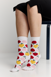 99100-0783; 99100-0782; Finlayson Sydänhedelmät Naisten nilkkasukat Monivärinen / 36/38