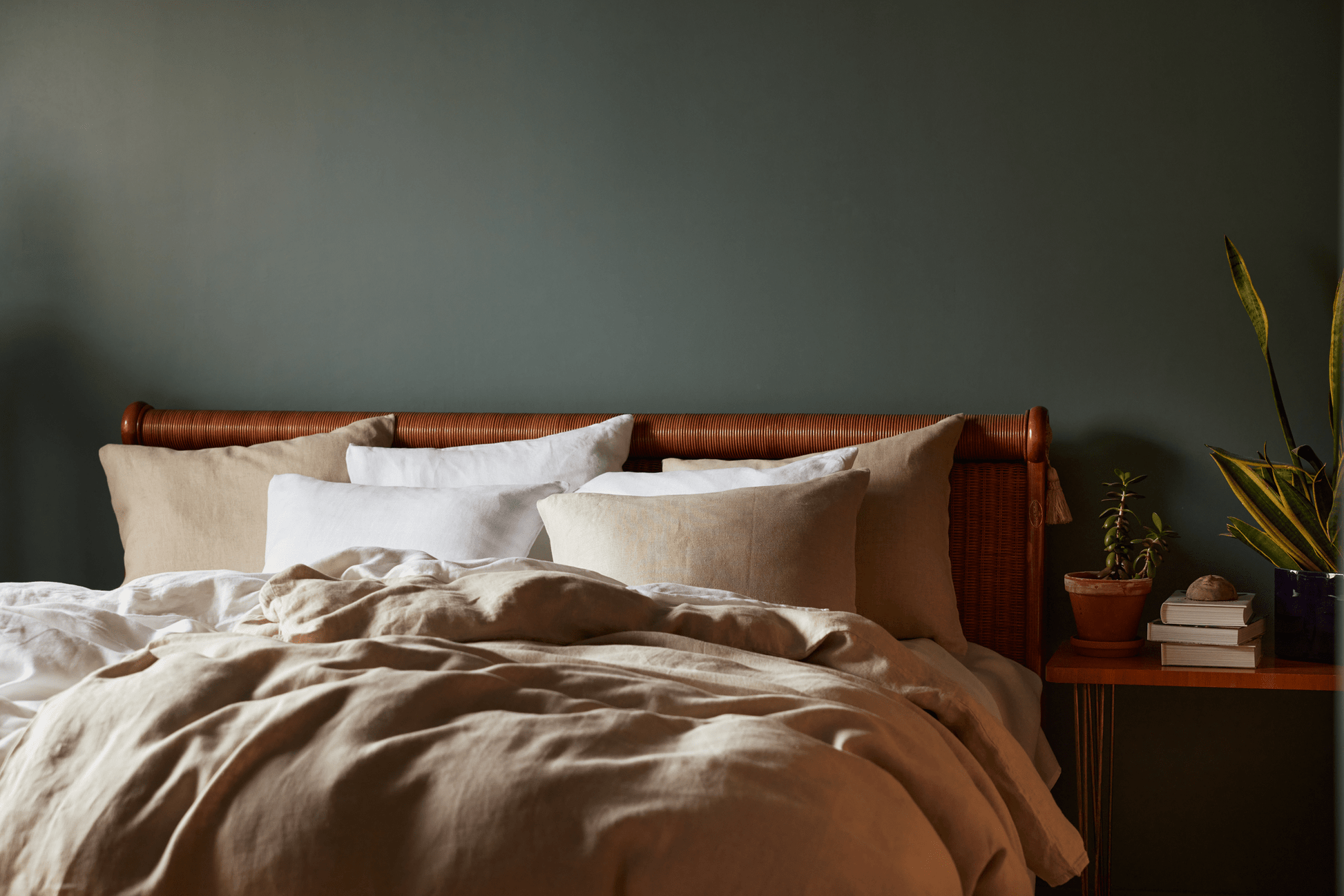 60755-0100-02-05_10; Finlayson FI Jesus pellavapussilakanasetti Valkoinen / 240x220 + 50x75 cm