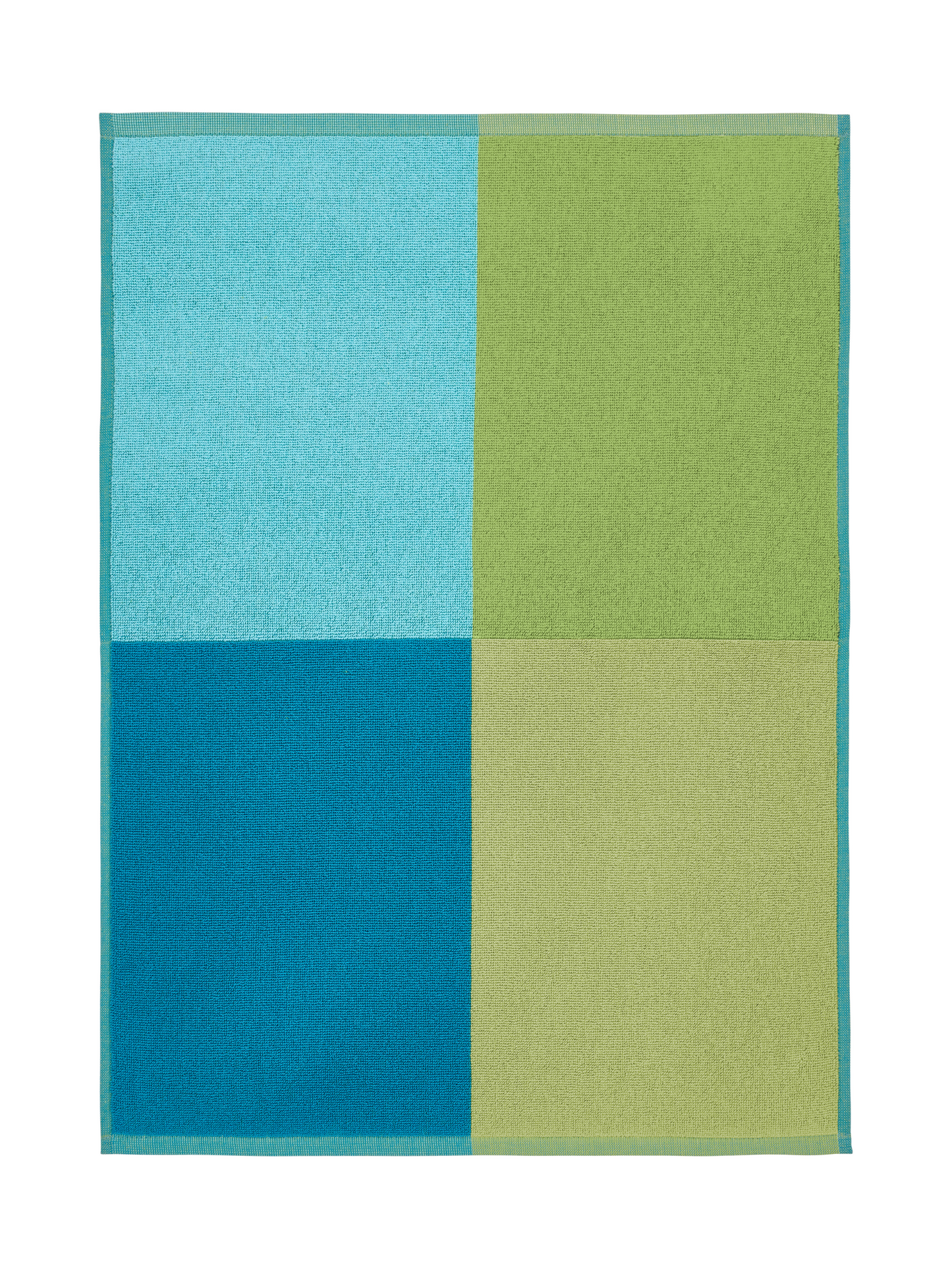 70553-1404-06-12_1; Finlayson Kiia Käsipyyhe Vihreä / Aqua / 50x70 cm