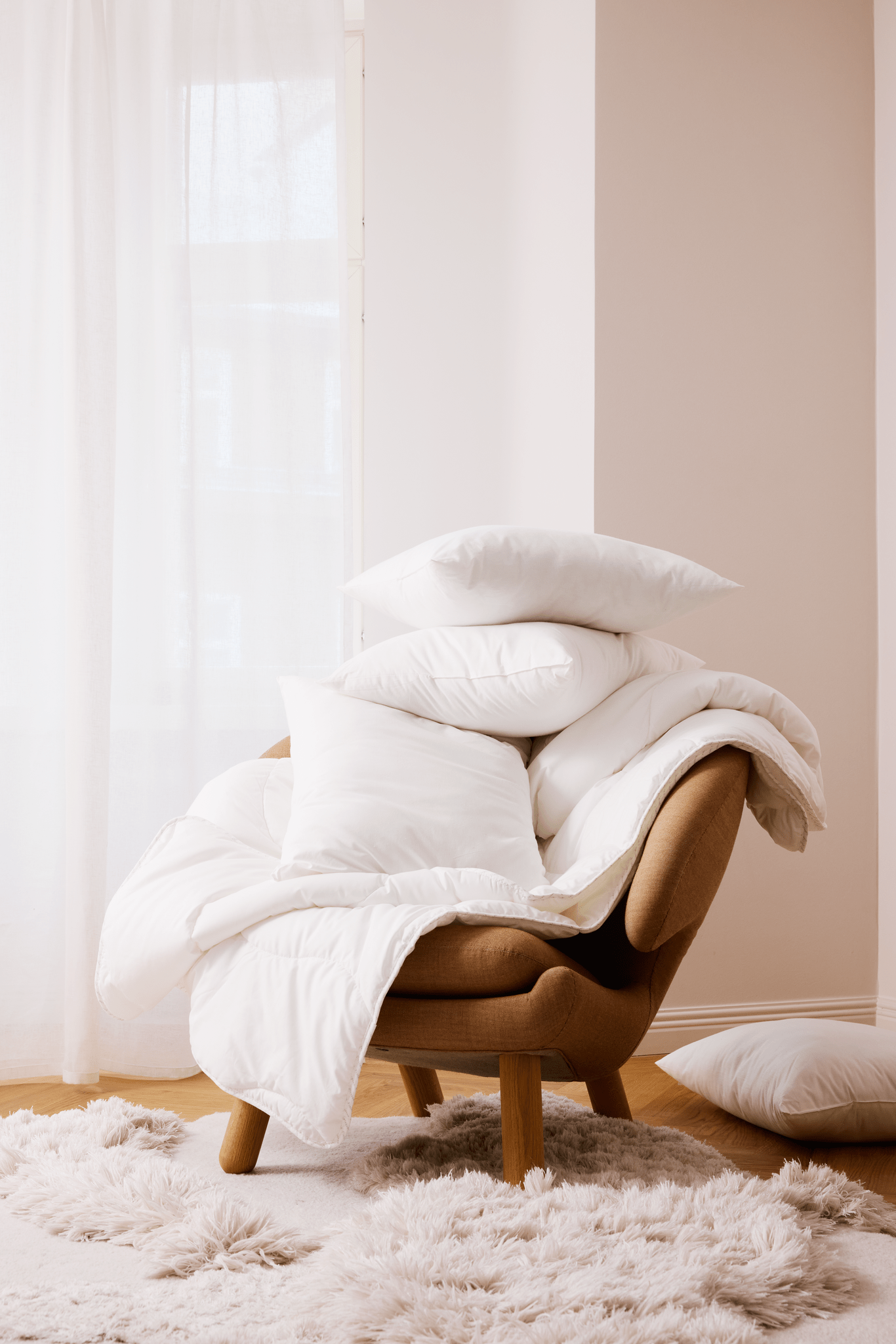 40010-0402-01-06_1; Finlayson FI Viileä matala tyyny Valkoinen / 50x60 cm