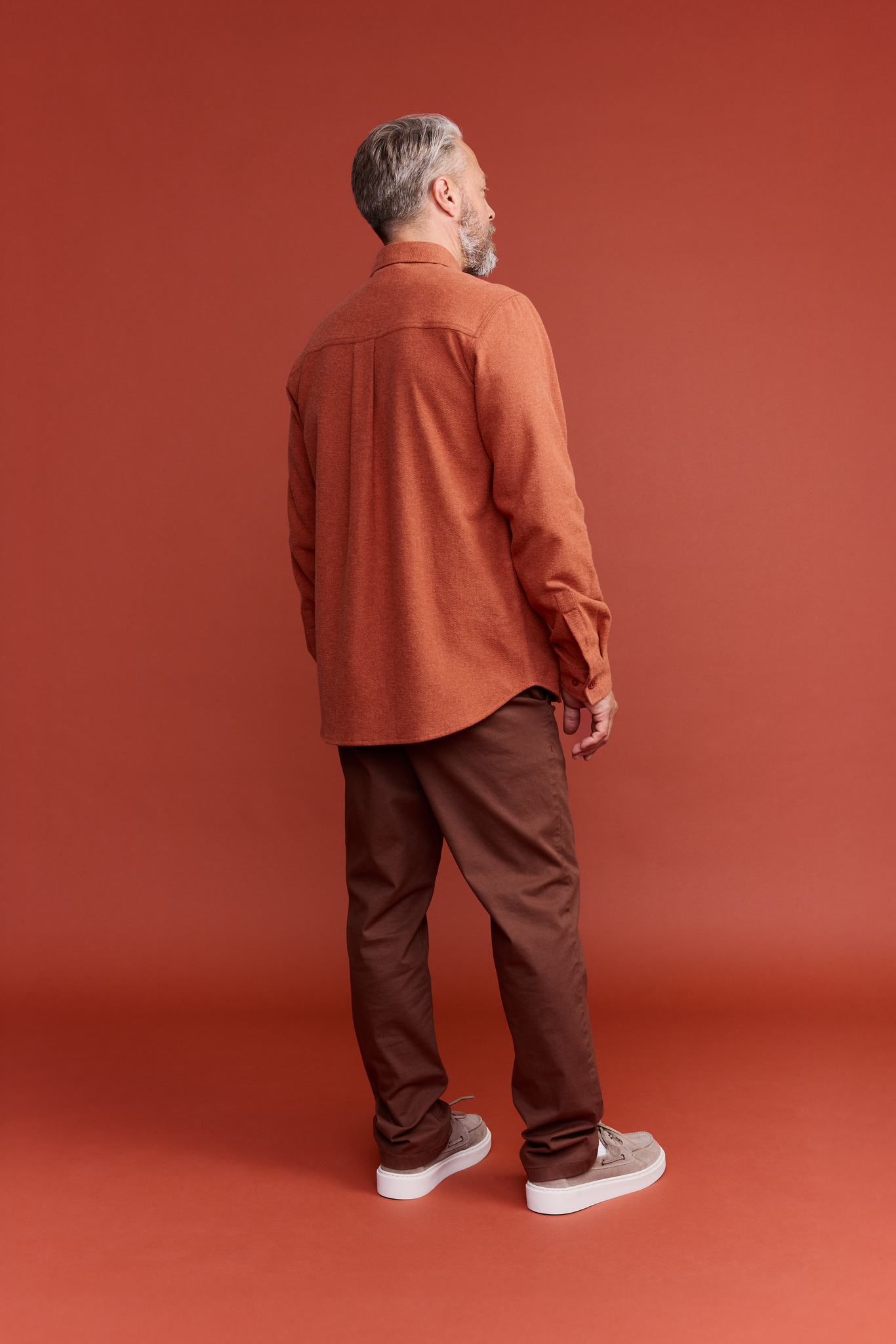 22709778002_4; Finlayson Twill Kauluspaita Terra / M