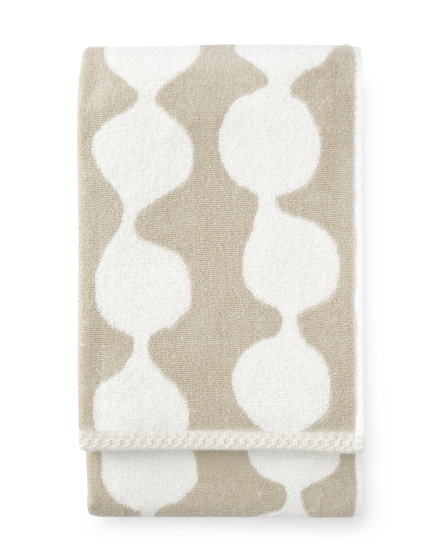 70074-4654-12-06; Finlayson PAMPULA Kylpypyyhe Beige / Valkoinen / 70x150 cm