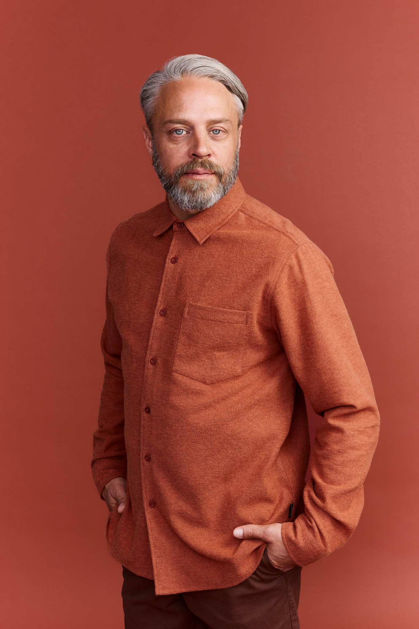 22709778004_2; Finlayson Twill Kauluspaita Terra / XL