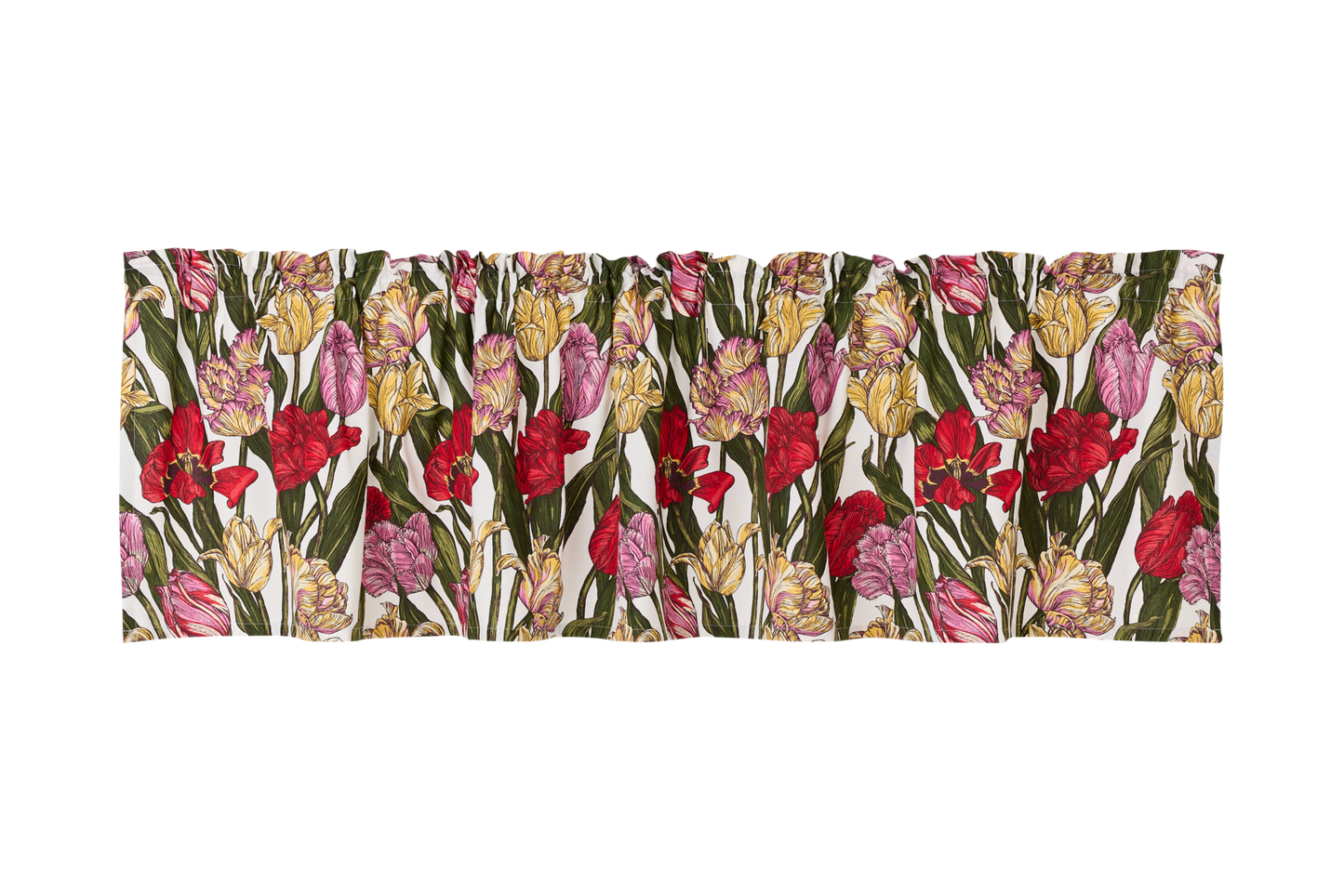 109023-8001; Finlayson Kukoistus Valances Monivärinen-valkoinen / 60x250 cm
