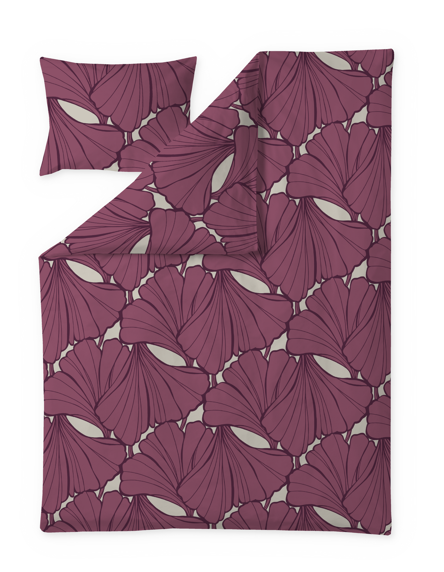 60712-5469-04-06; Finlayson Lilia Satiinipussilakanasetti Roosa / 150x210 + 50x60 cm