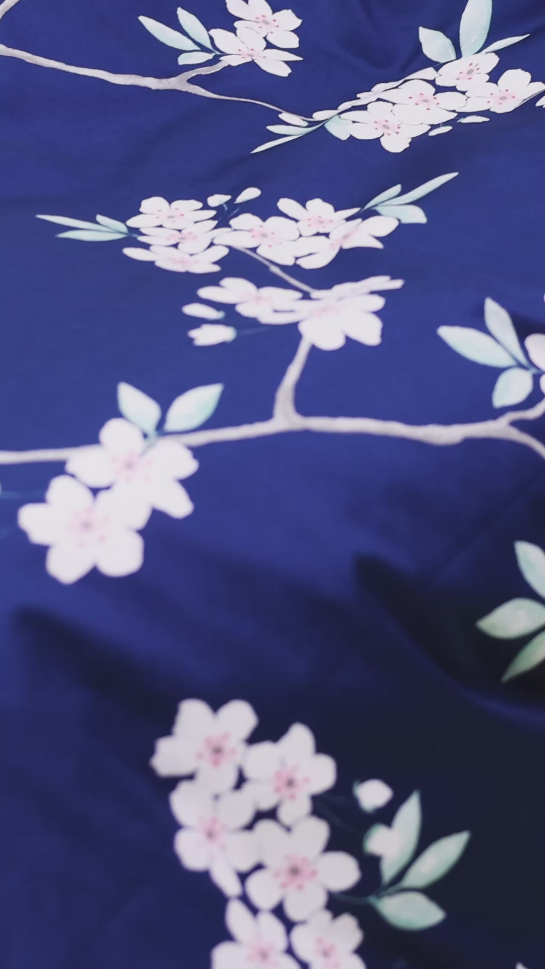 60712-4056-21-06_3; 60138-4056-21-10_3; Finlayson Kioto Satiinityynyliina Tummansininen / 50x60 cm