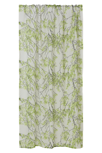 109017-7200; Finlayson Lehtisade Curtains Luonnonvihreä / 140x240 cm 